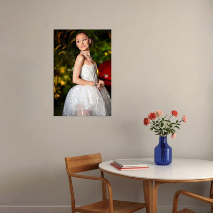 Ariana Grande in Vivienne Westwood Photo Print Wicked Movie Press Tour Poster Method Dressing Fashion Photo Print Iconic Hollywood Moments Wall Art - xonomax