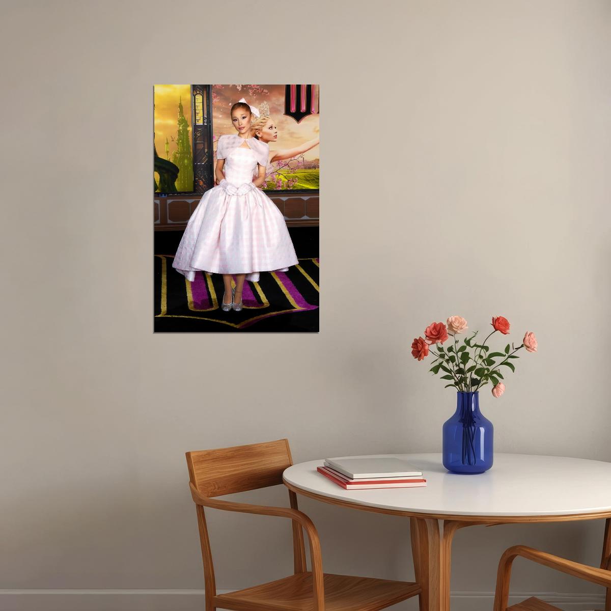 Wicked Musical Poster Ariana Grande as Glinda Wall Art Actress Singer Decor - xonomax