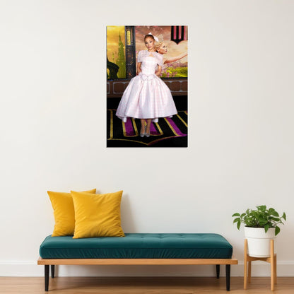Wicked Musical Poster Ariana Grande as Glinda Wall Art Actress Singer Decor - xonomax