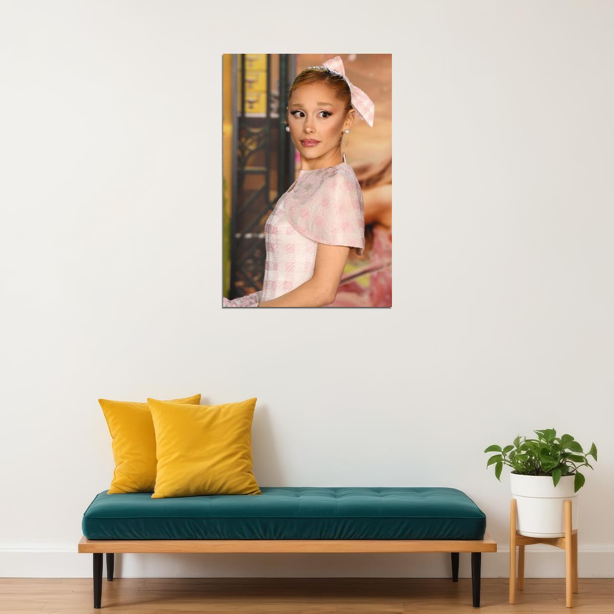 Wicked Musical Poster Ariana Grande as Glinda Wall Art Actress Singer Decor - xonomax