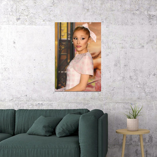 Wicked Musical Poster Ariana Grande as Glinda Wall Art Actress Singer Decor - xonomax