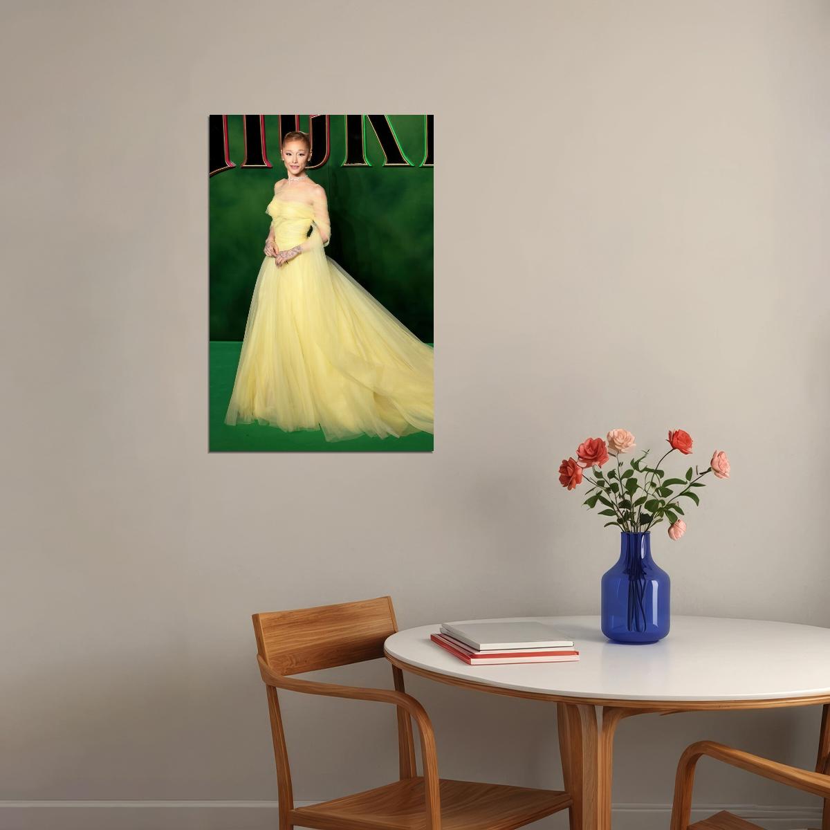 Wicked Musical Poster Ariana Grande as Glinda Wall Art Actress Singer Decor - xonomax
