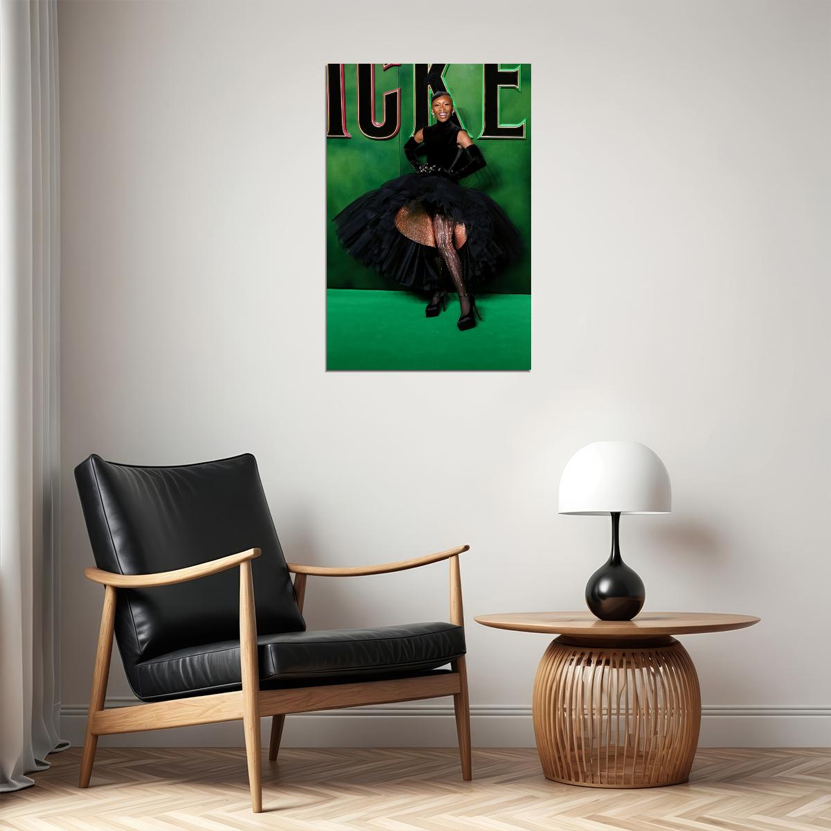 Wicked Musical Poster Cynthia Erivo as Elphaba Wicked Witch Wall Art Official Artwork Decor - xonomax