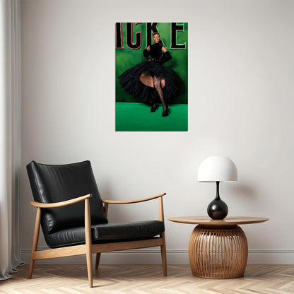 Wicked Musical Poster Cynthia Erivo as Elphaba Wicked Witch Wall Art Official Artwork Decor - xonomax