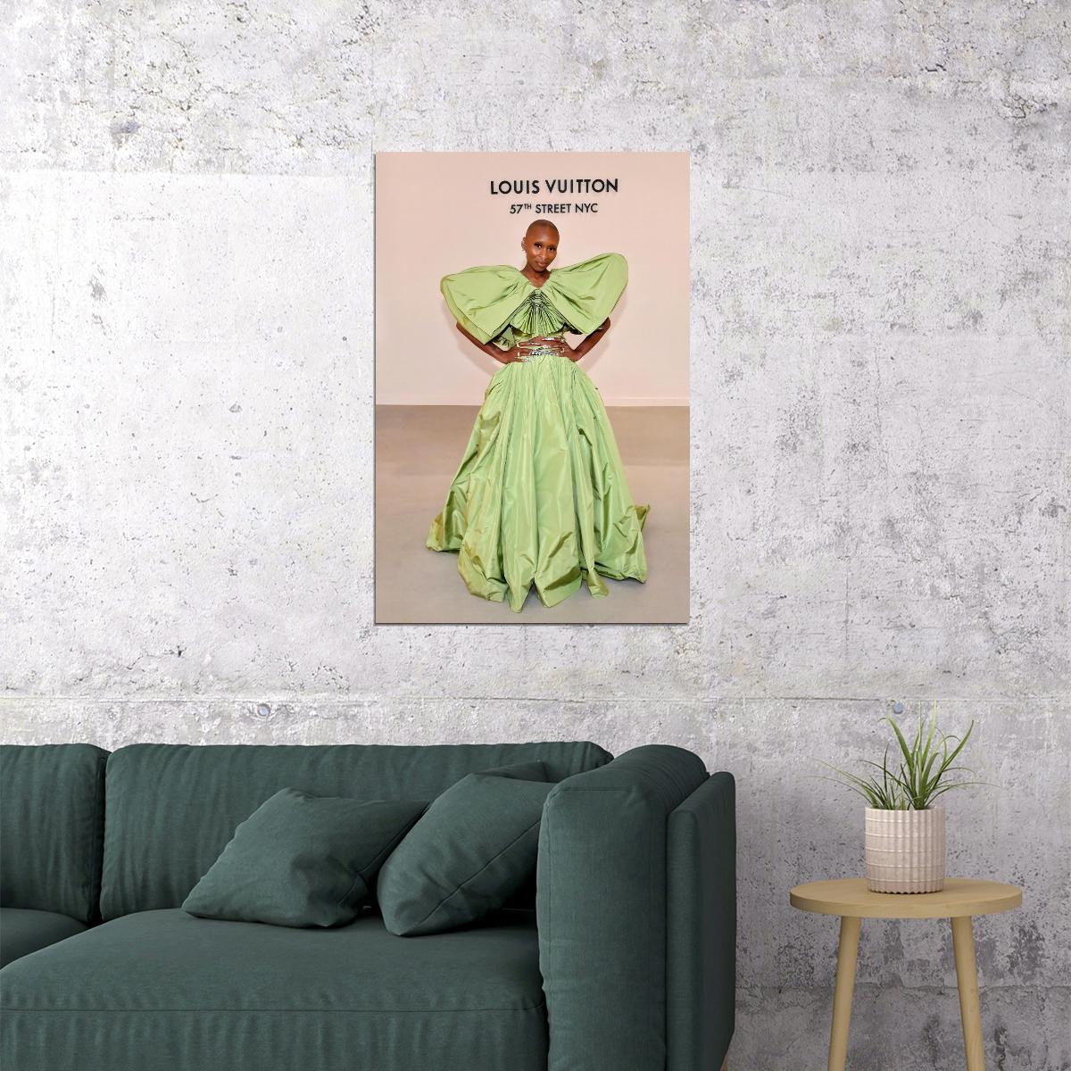 Wicked Musical Poster Cynthia Erivo as Elphaba Wicked Witch Wall Art Official Artwork Decor - xonomax