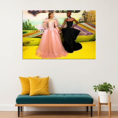 Ariana Grande and Cynthia Erivio at Sydney Wicked Premiere Photo Poster Wicked 2024 Movie Print Method Dressing Fashion Photo Print  Iconic Hollywood Art - xonomax