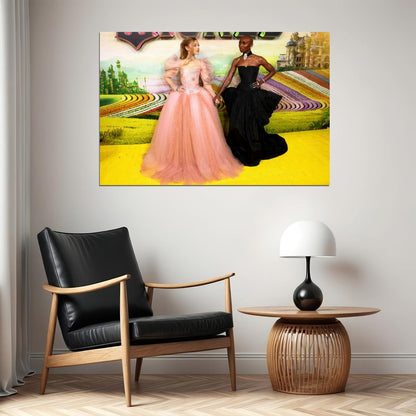 Ariana Grande and Cynthia Erivio at Sydney Wicked Premiere Photo Poster Wicked 2024 Movie Print Method Dressing Fashion Photo Print  Iconic Hollywood Art - xonomax