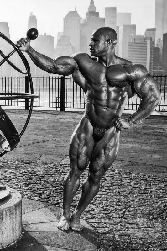 Victor Martinez Black And White Famous Bodybuilder Poster Bodybuilding Workout HD Photo Print Inspirational Gym Decor Athletes Icon Wall Art Weightlifting Artwork - xonomax