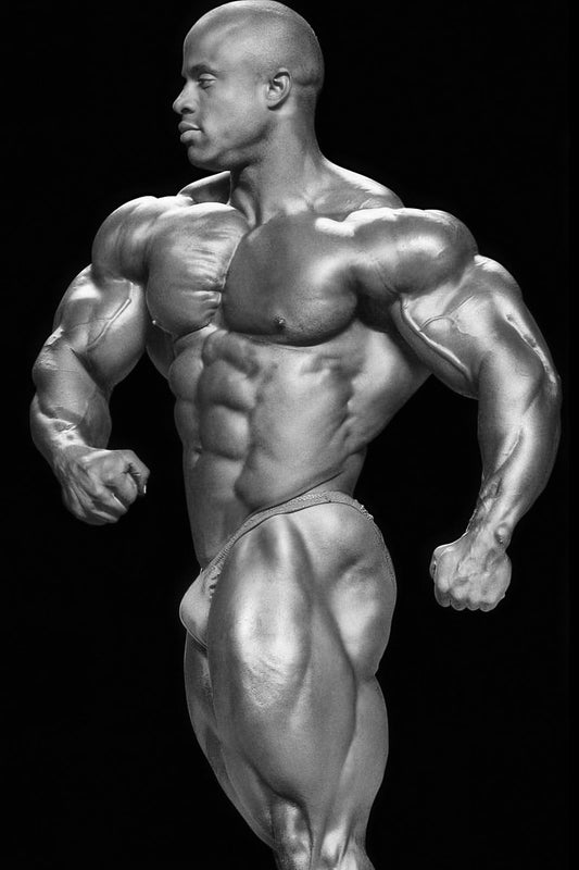 Victor Martinez Black And White Famous Bodybuilder Poster Bodybuilding Workout HD Photo Print Motivational Gym Decor Athletes Icon Wall Art Weightlifting Artwork - xonomax