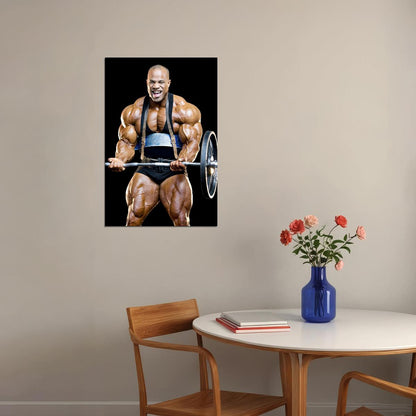 Victor Martinez Gym Shot Famous Bodybuilder Poster Bodybuilding Workout HD Photo Print Inspirational Gym Decor Athletes Icon Wall Art Weightlifting Artwork Gifts for Fitness Lovers - xonomax