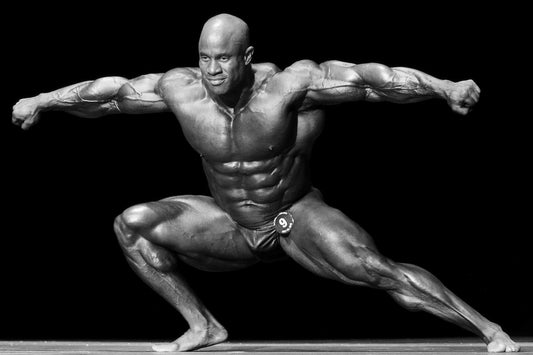 Victor Martinez Olympia Pose Black And White Famous Bodybuilder Poster Bodybuilding Workout HD Photo Print Motivational Gym Decor Athletes Icon Wall Art Weightlifting Artwork - xonomax