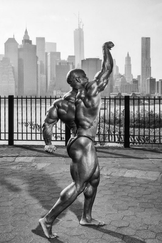 Victor Martinez Posing Black And White Famous Bodybuilder Poster Bodybuilding Workout HD Photo Print Motivational Gym Decor Athletes Icon Wall Art Weightlifting Artwork - xonomax