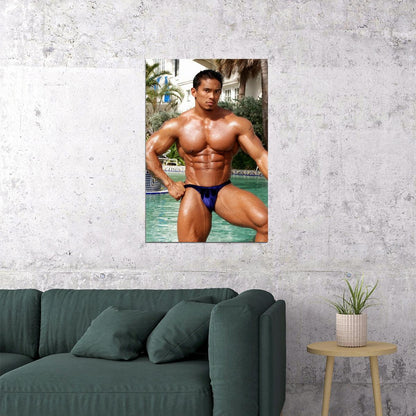 Stan McQuay Bodybuilder Poster Bodybuilding Workout HD Photo Print Motivational Gym Decor Athletes Icon Wall Art Weightlifting Artwork Gifts for Fitness Lovers - xonomax