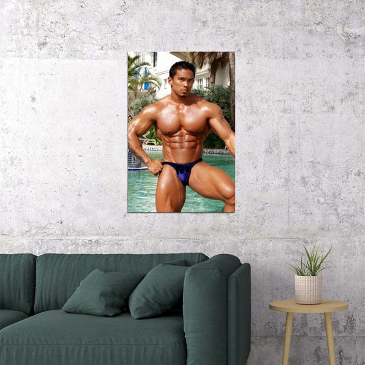 Stan McQuay Bodybuilder Poster Bodybuilding Workout HD Photo Print Motivational Gym Decor Athletes Icon Wall Art Weightlifting Artwork Gifts for Fitness Lovers - xonomax