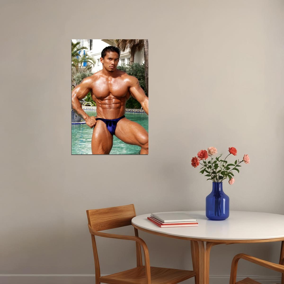 Stan McQuay Bodybuilder Poster Bodybuilding Workout HD Photo Print Motivational Gym Decor Athletes Icon Wall Art Weightlifting Artwork Gifts for Fitness Lovers - xonomax