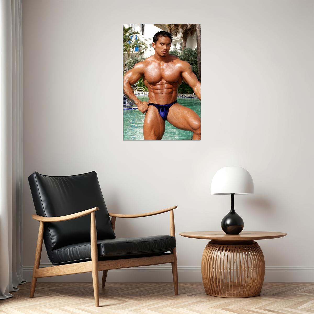 Stan McQuay Bodybuilder Poster Bodybuilding Workout HD Photo Print Motivational Gym Decor Athletes Icon Wall Art Weightlifting Artwork Gifts for Fitness Lovers - xonomax