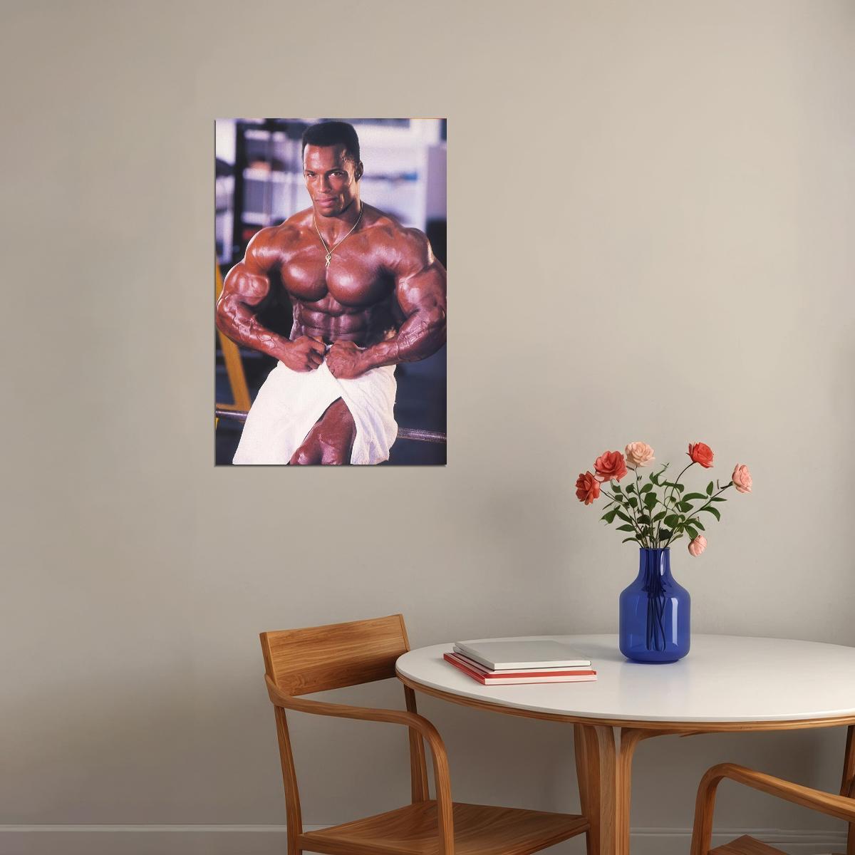 Shawn Ray Famous Oldschool Bodybuilder Poster Bodybuilding Workout HD Photo Print Motivational Gym Decor Athletes Icon Wall Art Weightlifting Artwork Gifts for Fitness Lovers - xonomax