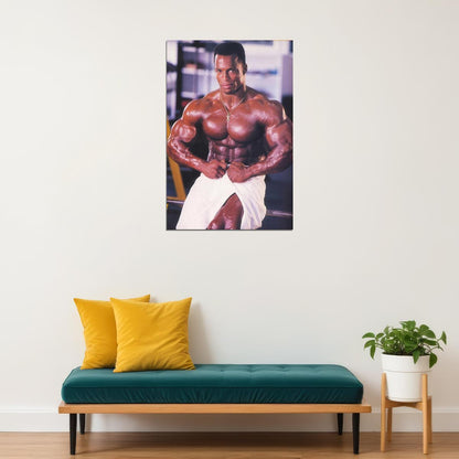 Shawn Ray Famous Oldschool Bodybuilder Poster Bodybuilding Workout HD Photo Print Motivational Gym Decor Athletes Icon Wall Art Weightlifting Artwork Gifts for Fitness Lovers - xonomax