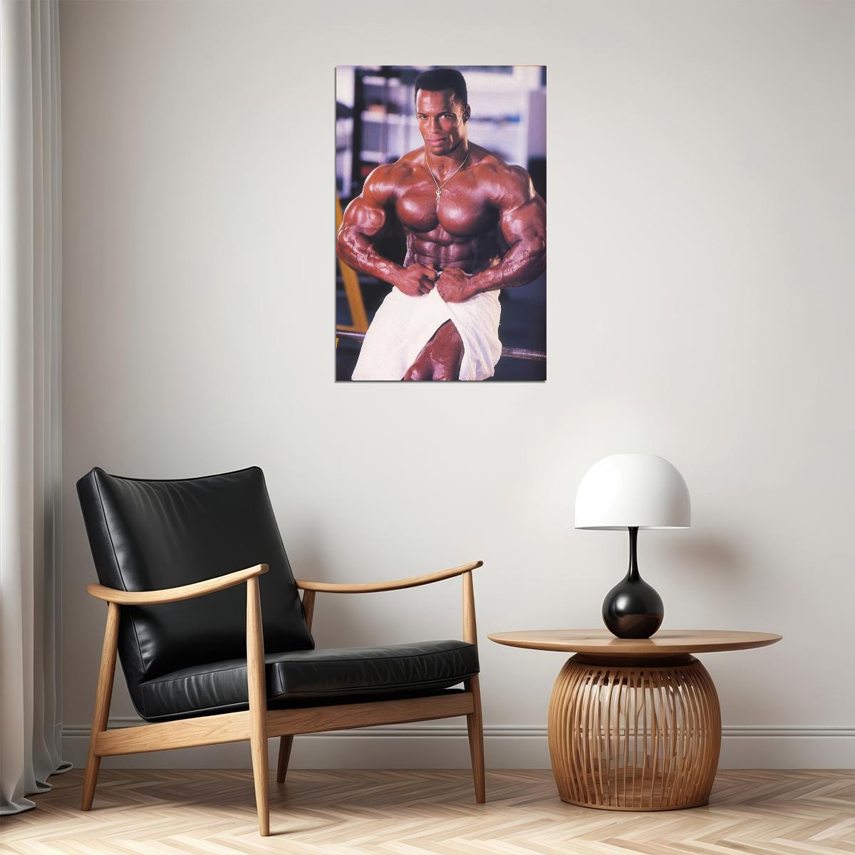Shawn Ray Famous Oldschool Bodybuilder Poster Bodybuilding Workout HD Photo Print Motivational Gym Decor Athletes Icon Wall Art Weightlifting Artwork Gifts for Fitness Lovers - xonomax