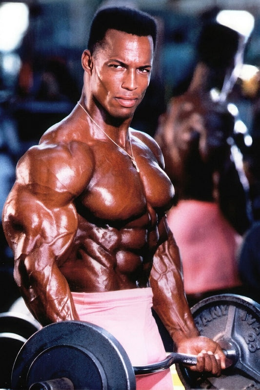 Shawn Ray Famous Oldschool Bodybuilder Poster Bodybuilding Workout HD Photo Print Inspirational Gym Decor Athletes Icon Wall Art Weightlifting Artwork Gifts for Fitness Lovers - xonomax
