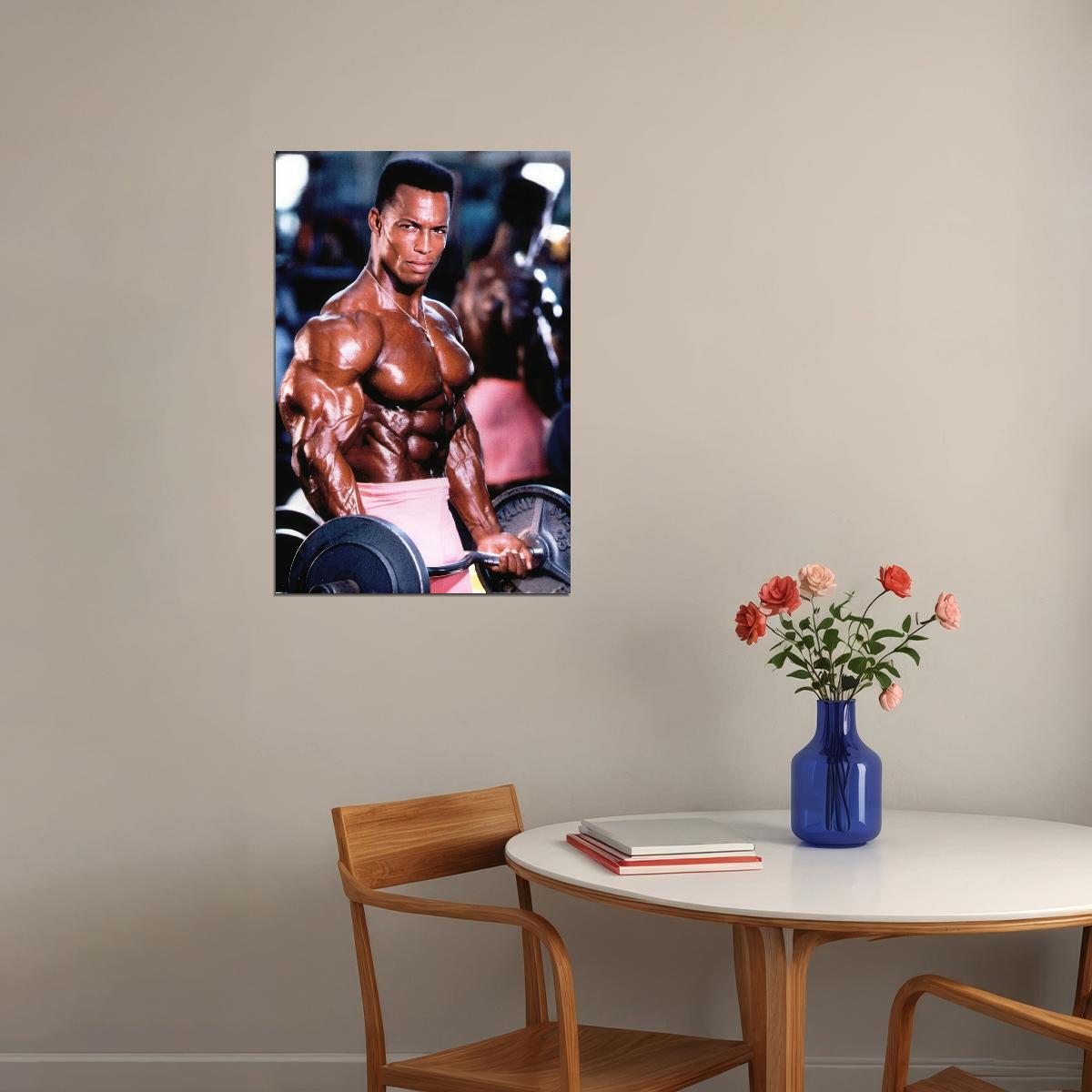 Shawn Ray Famous Oldschool Bodybuilder Poster Bodybuilding Workout HD Photo Print Inspirational Gym Decor Athletes Icon Wall Art Weightlifting Artwork Gifts for Fitness Lovers - xonomax