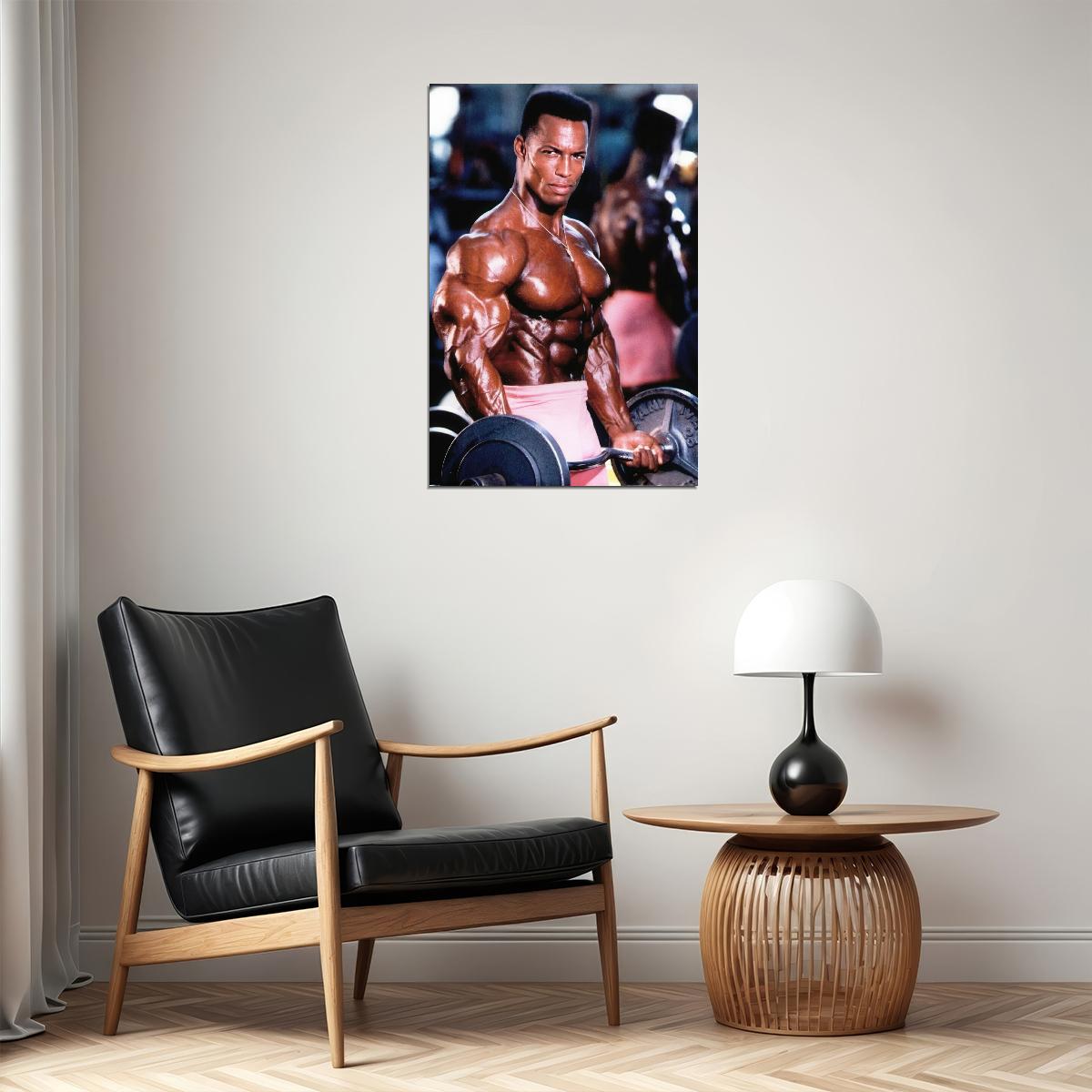Shawn Ray Famous Oldschool Bodybuilder Poster Bodybuilding Workout HD Photo Print Inspirational Gym Decor Athletes Icon Wall Art Weightlifting Artwork Gifts for Fitness Lovers - xonomax