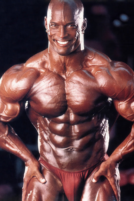 Shawn Ray Famous Oldschool Bodybuilder Poster Bodybuilding Workout HD Photo Print Inspirational Gym Decor Athletes Icon Wall Art Weightlifting Artwork Gifts for Fitness Lovers - xonomax