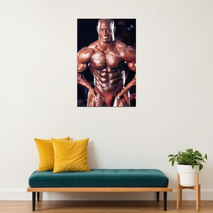 Shawn Ray Famous Oldschool Bodybuilder Poster Bodybuilding Workout HD Photo Print Inspirational Gym Decor Athletes Icon Wall Art Weightlifting Artwork Gifts for Fitness Lovers - xonomax