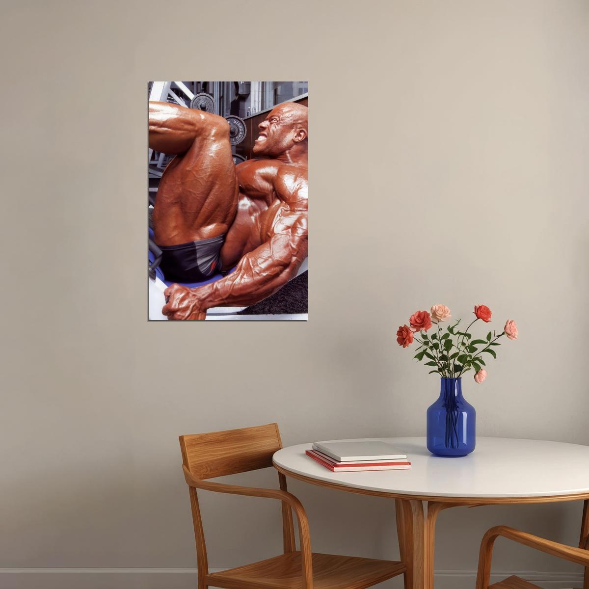 Phil Heath Famous Bodybuilder Poster Bodybuilding Workout HD Photo Print Inspirational Gym Decor Athletes Icon Wall Art Weightlifting Artwork Gifts for Fitness Lovers - xonomax