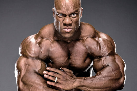Phil Heath Famous Bodybuilder Poster Most Muscular Pose Bodybuilding Workout HD Photo Print Motivational Gym Decor Athletes Icon Wall Art Weightlifting Artwork - xonomax