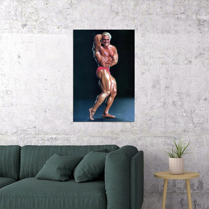 Tom Platz Bodybuilder Poster Bodybuilding Workout HD Photo Print Inspirational Gym Decor Athletes Icon Wall Art Weightlifting Artwork Gifts for Fitness Lovers
