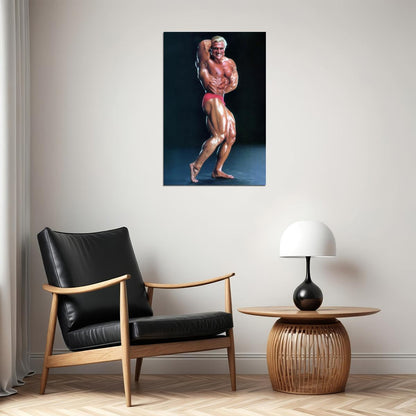 Tom Platz Bodybuilder Poster Bodybuilding Workout HD Photo Print Inspirational Gym Decor Athletes Icon Wall Art Weightlifting Artwork Gifts for Fitness Lovers