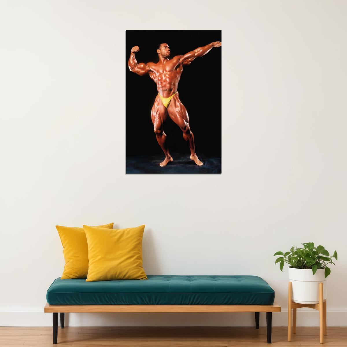 Flex Wheeler Bodybuilder Poster Bodybuilding Workout HD Photo Print Inspirational Gym Decor Athletes Icon Wall Art Weightlifting Artwork Gifts for Fitness Lovers - xonomax