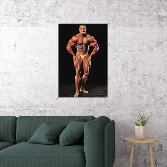 Flex Wheeler Bodybuilder Poster Bodybuilding Workout HD Photo Print Motivational Gym Decor Athletes Icon Wall Art Weightlifting Artwork Gifts for Fitness Lovers - xonomax