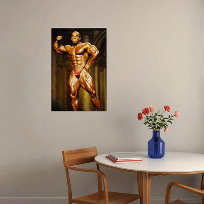 Flex Wheeler Bodybuilder Poster Bodybuilding Workout HD Photo Print Inspirational Gym Decor Athletes Icon Wall Art Weightlifting Artwork Gifts for Fitness Lovers - xonomax