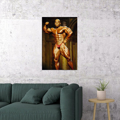 Flex Wheeler Bodybuilder Poster Bodybuilding Workout HD Photo Print Inspirational Gym Decor Athletes Icon Wall Art Weightlifting Artwork Gifts for Fitness Lovers - xonomax