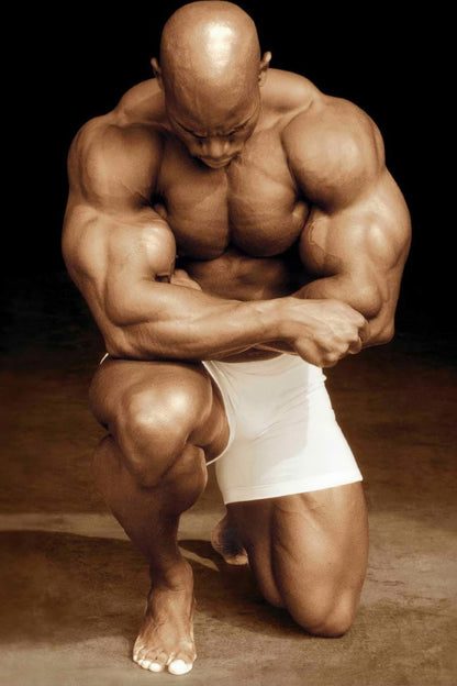 Flex Wheeler Bodybuilder Poster Bodybuilding Workout HD Photo Print Motivational Gym Decor Athletes Icon Wall Art Weightlifting Artwork Gifts for Fitness Lovers - xonomax