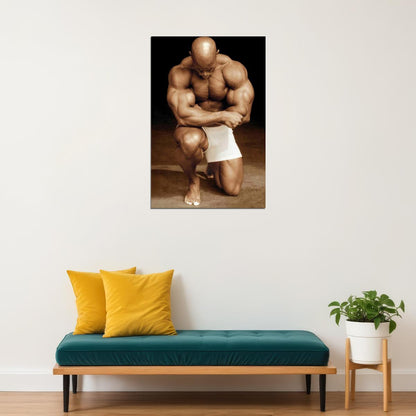 Flex Wheeler Bodybuilder Poster Bodybuilding Workout HD Photo Print Motivational Gym Decor Athletes Icon Wall Art Weightlifting Artwork Gifts for Fitness Lovers - xonomax