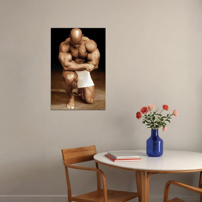 Flex Wheeler Bodybuilder Poster Bodybuilding Workout HD Photo Print Motivational Gym Decor Athletes Icon Wall Art Weightlifting Artwork Gifts for Fitness Lovers - xonomax