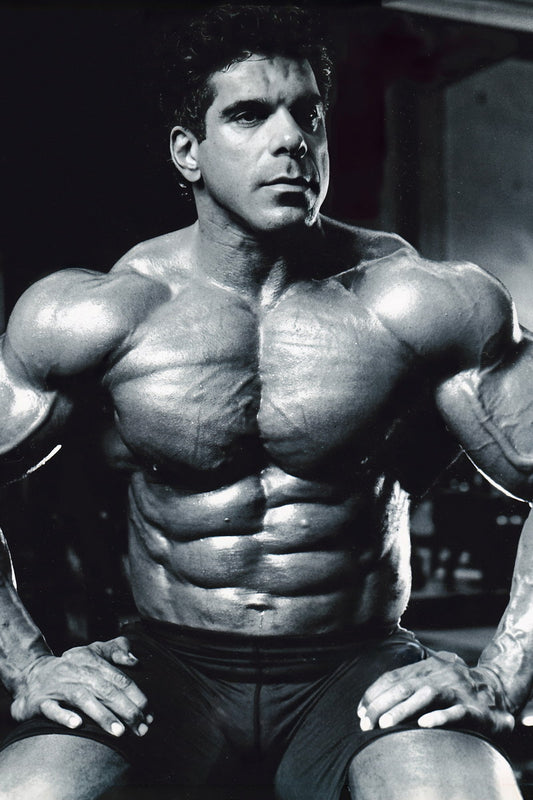 Lou Ferrigno Black And White Famous Oldschool Bodybuilder Poster Bodybuilding Workout HD Photo Print Motivational Gym Decor Athletes Icon Wall Art Weightlifting Artwork - xonomax