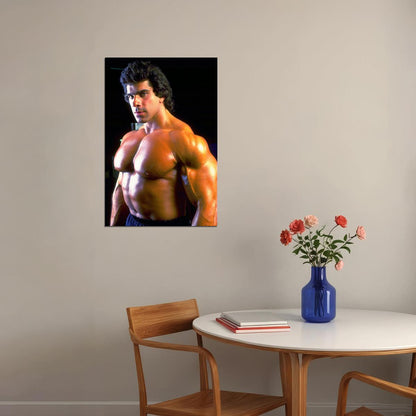 Lou Ferrigno Famous Oldschool Bodybuilder Poster Bodybuilding Workout HD Photo Print Inspirational Gym Decor Athletes Icon Wall Art Weightlifting Artwork Gifts for Fitness Lovers - xonomax