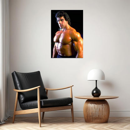 Lou Ferrigno Famous Oldschool Bodybuilder Poster Bodybuilding Workout HD Photo Print Inspirational Gym Decor Athletes Icon Wall Art Weightlifting Artwork Gifts for Fitness Lovers - xonomax