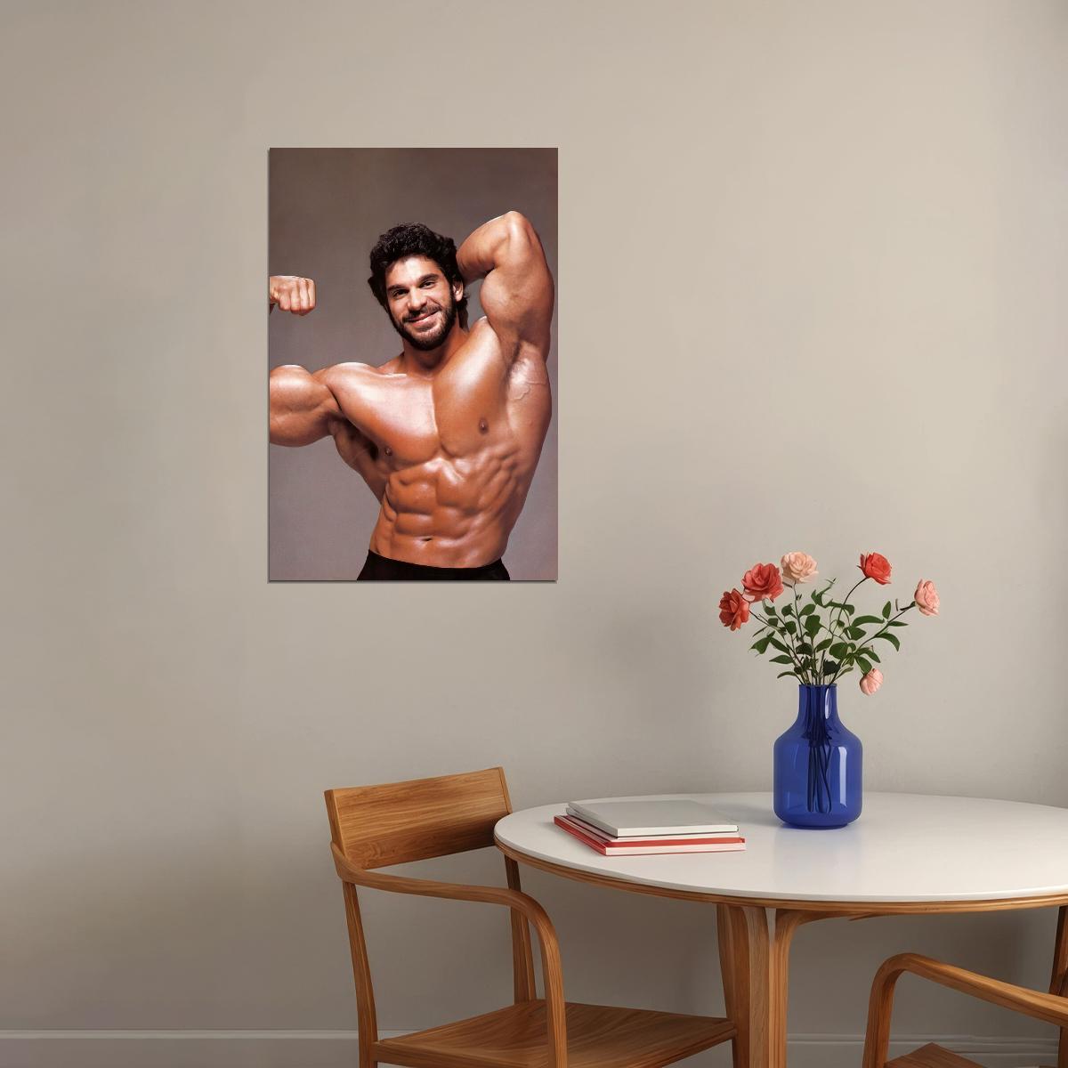Lou Ferrigno Famous Oldschool Bodybuilder Poster Bodybuilding Workout HD Photo Print Inspirational Gym Decor Athletes Icon Wall Art Weightlifting Artwork Gifts for Fitness Lovers - xonomax