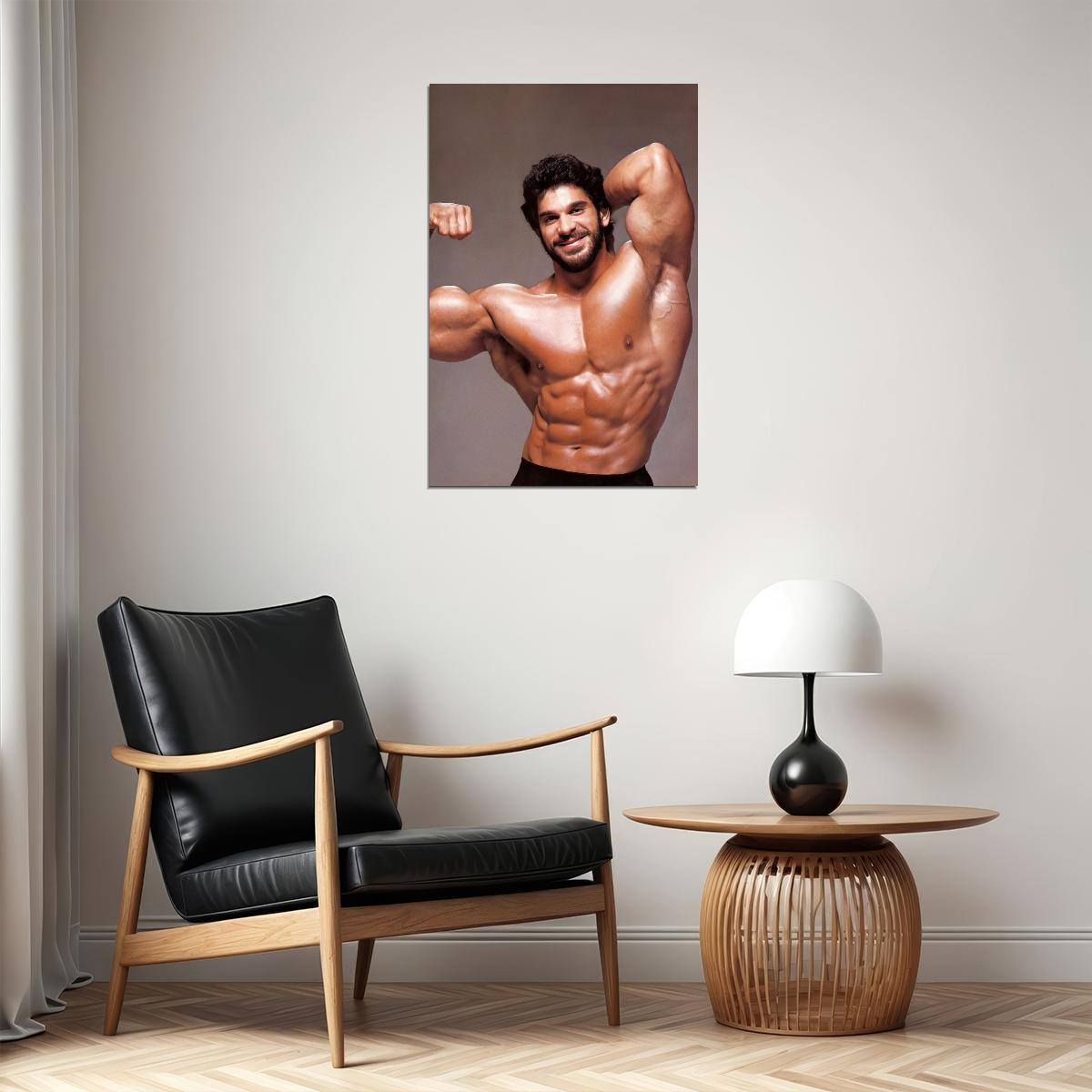 Lou Ferrigno Famous Oldschool Bodybuilder Poster Bodybuilding Workout HD Photo Print Inspirational Gym Decor Athletes Icon Wall Art Weightlifting Artwork Gifts for Fitness Lovers - xonomax