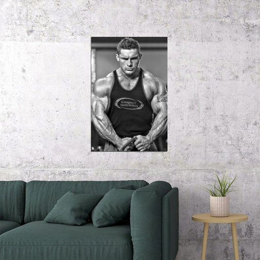 Flex Lewis Black And White Bodybuilder Poster Bodybuilding Workout HD Photo Print Motivational Gym Decor Athletes Icon Wall Art Weightlifting Artwork Gifts for Fitness Lovers - xonomax