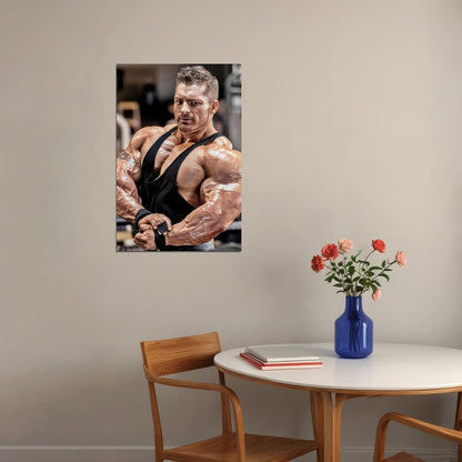 Flex Lewis Bodybuilder Poster Bodybuilding Workout HD Photo Print Motivational Gym Decor Athletes Icon Wall Art Weightlifting Artwork Gifts for Fitness Lovers - xonomax