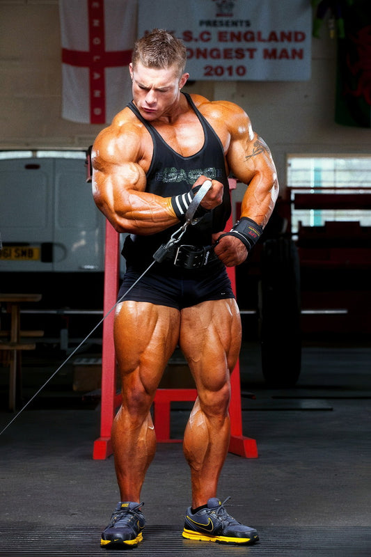 Flex Lewis Bodybuilder Poster Bodybuilding Workout HD Photo Print Inspirational Gym Decor Athletes Icon Wall Art Weightlifting Artwork Gifts for Fitness Lovers - xonomax