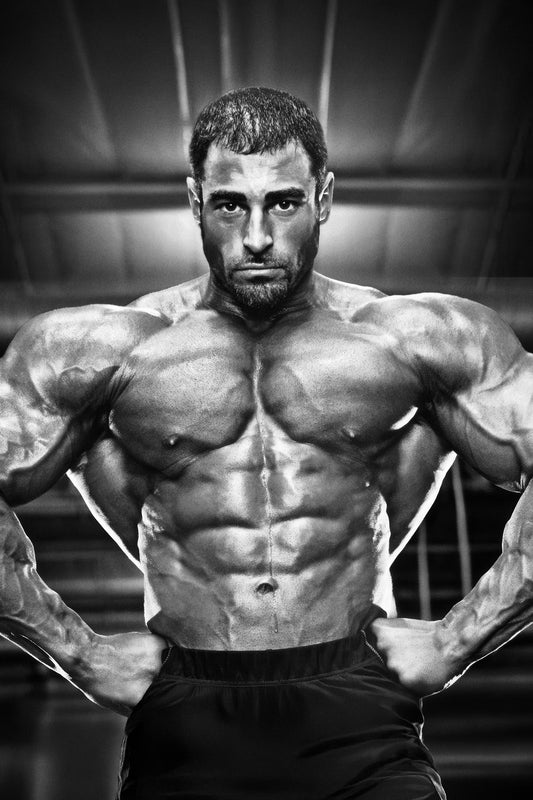 Mark Alvisi Black And White Bodybuilder Poster Bodybuilding Workout HD Photo Print Motivational Gym Decor Athletes Icon Wall Art Weightlifting Artwork Gifts for Fitness Lovers - xonomax