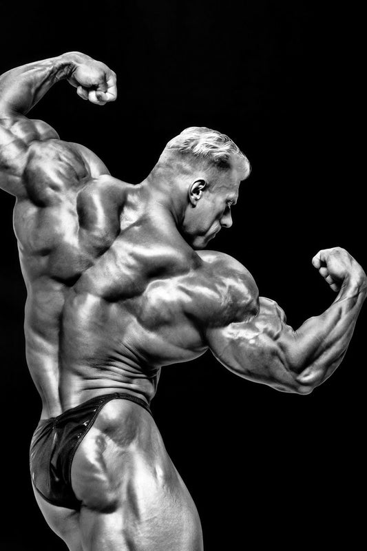 Dennis Wolf Black And White Bodybuilder Poster Bodybuilding Workout HD Photo Print Inspirational Gym Decor Athletes Icon Wall Art Weightlifting Artwork Gifts for Fitness Lovers - xonomax