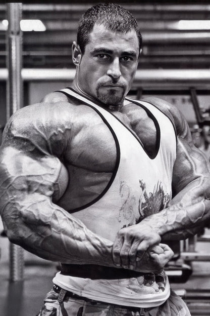 Mark Alvisi Side Chest Pose Bodybuilder Poster Bodybuilding Workout HD Photo Print Motivational Gym Decor Athletes Icon Wall Art Weightlifting Artwork Gifts for Fitness Lovers - xonomax